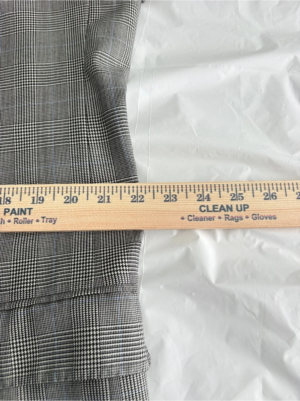 Paul Stuart Stuart’s Choice Gray Glen Plaid Super 120s Wool Blazer 44L